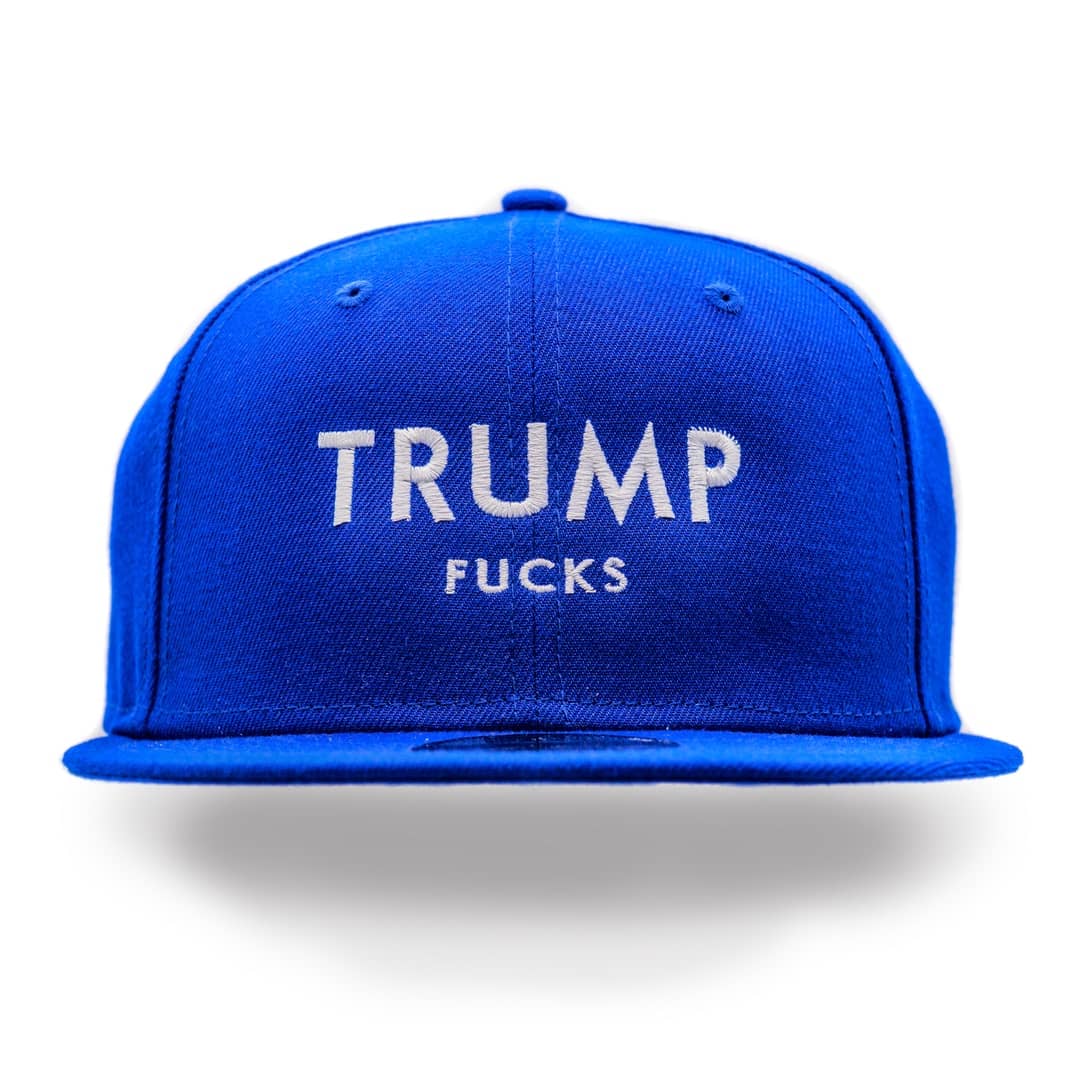 Print Snapback Blue Hats | Snapback Blue Hats | TrumpFucks2024