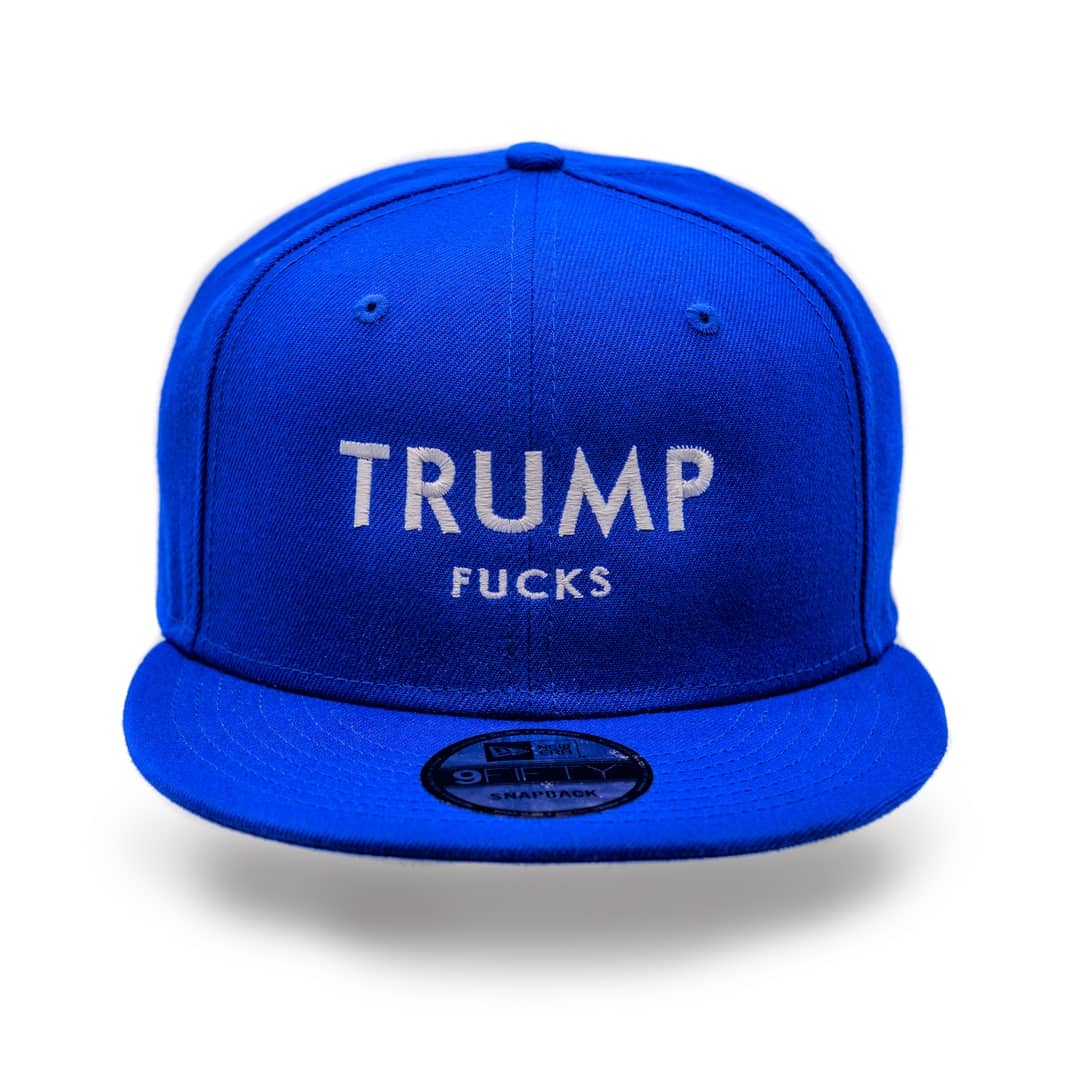 Print Snapback Blue Hats | Snapback Blue Hats | TrumpFucks2024